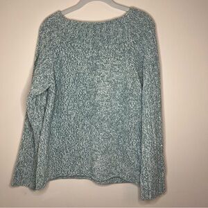J. Jill Soft Long Sleeve Knitted‎ Sweater Heather Teal Turquoise Women’s Medium